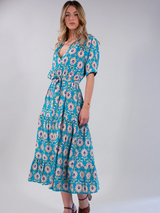 Abito Kimono - Vestibilità Lungo 100% Cotone - Orientale