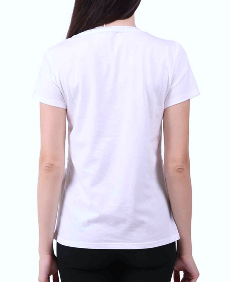 LiuJo T-Shirt - TA4197 J6040 - Bianca e Oro