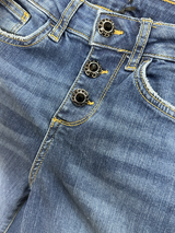 SOLO TG 25 e 33 - LiuJo Jeans Zampetta - UF4040 D4811 - Vita Alta Princess