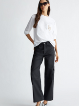 SOLO TG XS  - LiuJo T-shirt con taschino - WF4572 JS923 - White