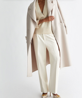 LiuJo Pantaloni in crepe stretch  - WF4280 T0486 - Panna