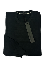 Maglia Girocollo Tessuto Lavorato - GIANNI LUPO - Col. Nero