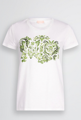 SOLO TG. S LiuJo T-shirt con stampa floreale - WA5240JS923 - Bianca - New