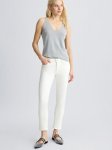 SOLO TG 32 LiuJo Jeans Ua5006 T2594 - Vita Regolare Panna Ricamo Brillantini - New