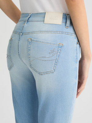 LiuJo Jeans UA5159 DS800 - Vita Regolare Monroe con Logo LJ - New