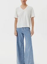 SOLO TG. XS, L, XL LiuJo - T-shirt in cotone con logo LIUJO - TA5175 JS923 - Panna - New