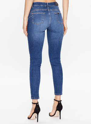 LiuJo - Jeans Botton Up Ideal Vita Regolare - UXX D4811
