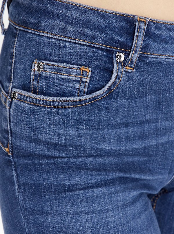 LiuJo - Jeans Botton Up Ideal Vita Regolare - UXX D4811