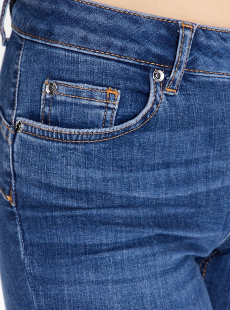 LiuJo - Jeans Botton Up Ideal Vita Regolare - UXX D4811