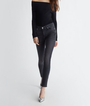 LiuJo - Jeans Botton Up Fabulos Vita Regolare - UA5003 D4615 Antracite