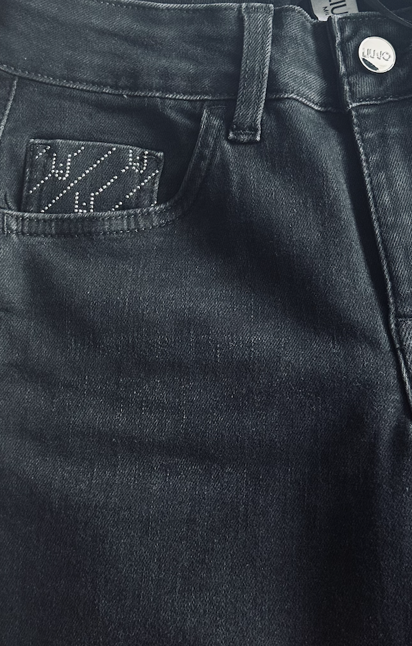 LiuJo - Jeans Botton Up Fabulos Vita Regolare - UA5003 D4615 Antracite