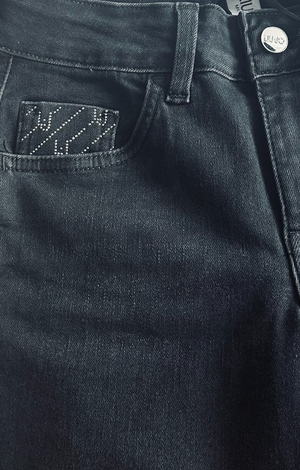 LiuJo - Jeans Botton Up Fabulos Vita Regolare - UA5003 D4615 Antracite