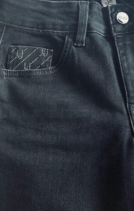 LiuJo - Jeans Botton Up Fabulos Vita Regolare - UA5003 D4615 Antracite