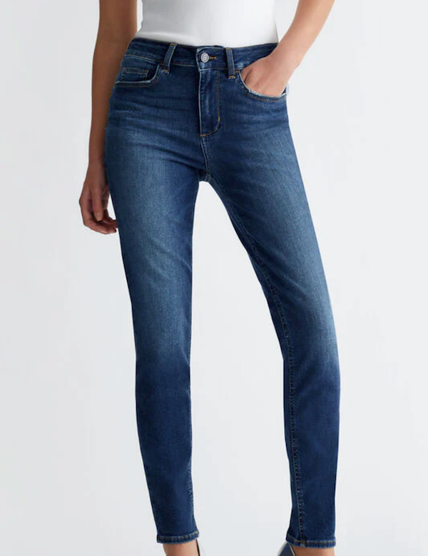 SOLO TG.27,29,32,33 LiuJo - Jeans Botton Up Fabulos Vita Regolare - UA5003 D4615