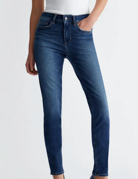 SOLO TG.27,29,32,33 LiuJo - Jeans Botton Up Fabulos Vita Regolare - UA5003 D4615