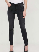 LiuJo - Jeans Botton Up Fabulous Vita Media - UA5003 D4615 Nero Antracite