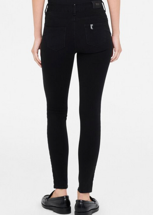 LiuJo - Jeans Botton Up Fabulous Vita Media - UA5003 D4615 Nero Antracite