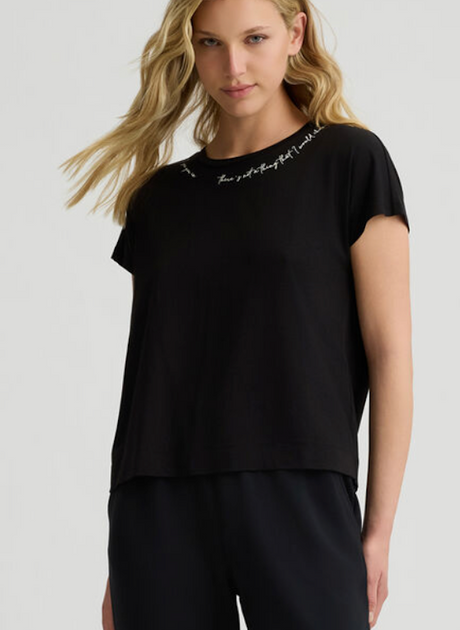 LiuJo T-shirt con stampa  - TA5268 JS005 - Nera