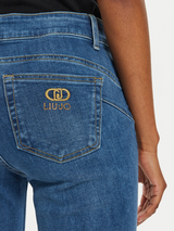 SOLO TG. 26 LiuJo Jeans UF4006D4932 - Vita Regolare con Ricamo