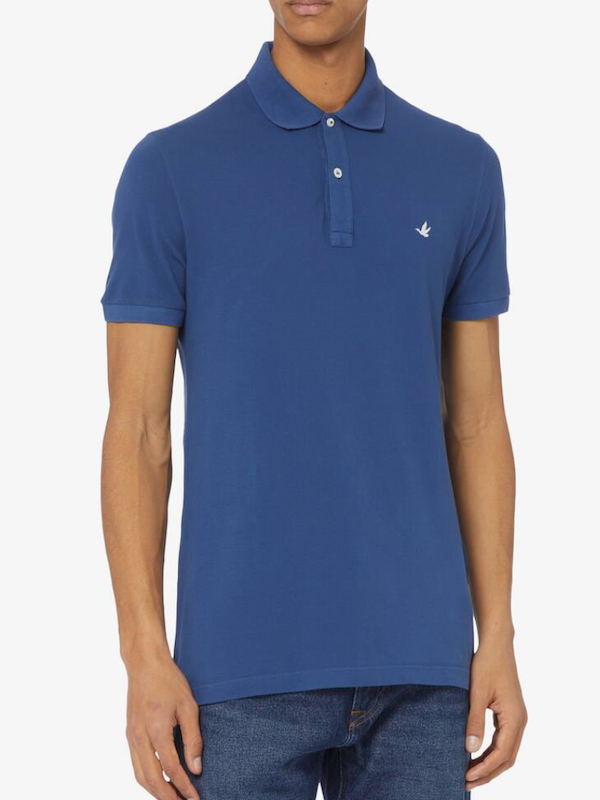 Brooksfield  Polo in Jersey di Cotone - Col. AZULEJO