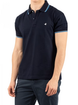 Brooksfield  Polo in Jersey di Cotone - Col. Blu