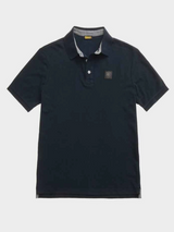 Blauer Polo in Jersey di Cotone - Blue