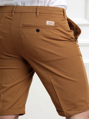 SOLO TG. 46, 56 - 40Weft - Bermuda Uomo - Mod. Sergent - Col. Cammello