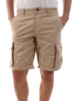 SOLO TG 44, 46 - 40Weft - Bermuda Uomo - Mod. NICK TASCONATO - Col. Beige