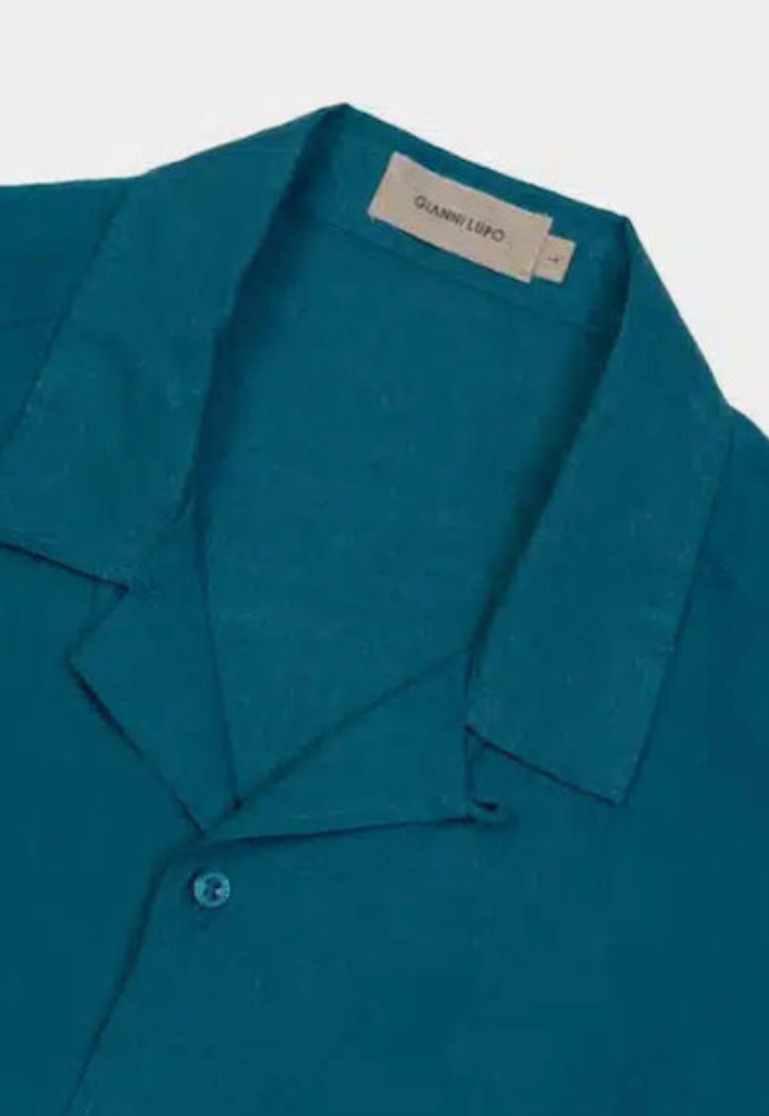 SOLO L - Gianni Lupo - Camicia Super Leggera - Col. PETROLIO BLU GL7677S