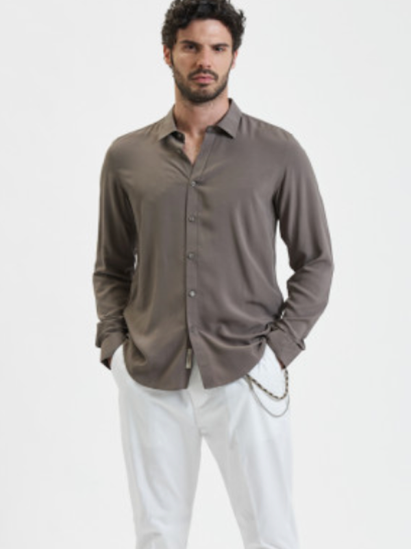 Gianni Lupo - Camicia Super Leggera - Col. MUD GL7677S