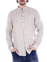 Gianni Lupo - Camicia Lino Coreana - Col. Corda GL7782S