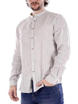 Gianni Lupo - Camicia Lino Coreana - Col. Corda GL7782S