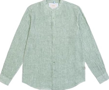Gianni Lupo - Camicia Lino Coreana - Col. green GL7733S