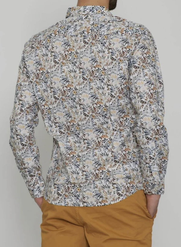 SOLO TG- M e XL - IMPURE - Camicia Leggera Fantasia Fiori - SHL4357 col. 130