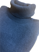 Maglia Collo alto Tessuto Ciniglia Invernale - GIANNI LUPO - Col. Blu GL536S NEW