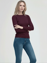 Maglia Paricollo Basico Fin.12 - GRIFFAI - Col. Bordeaux