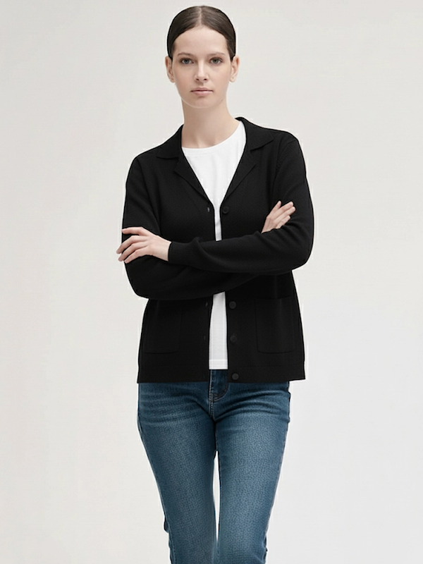 Giacca Due Bottoni Donna Fin.7 - GRIFFAI - Col. Nero