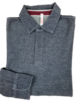 SOLO TG. S - SUN68 Polo - Polo Manica Lunga Blu Tessuto Lavorato