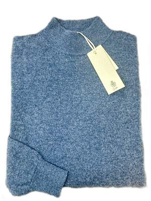 Maglia Lupetto - Griffai CASHMERE Fin.12 - Col. Blu Melange UGF3552