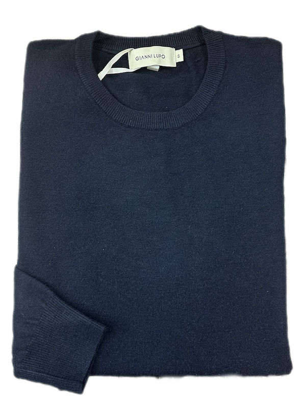 Maglia Girocollo Sottogiacca - GIANNI LUPO - Col. Blu