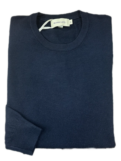 Maglia Girocollo Sottogiacca - GIANNI LUPO - Col. Blu