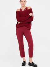 SOLO TG. M LiuJo Maglione NEW - MF5126 - Maglione con Ricami Gioiello