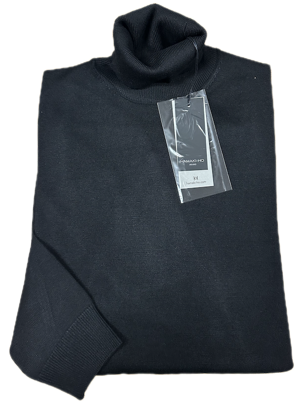 NEW - Maglia Collo Alto - HAMAKI-HO - Nero