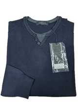 NEW - Maglia Girocollo Serafino - HAMAKI-HO - Blu