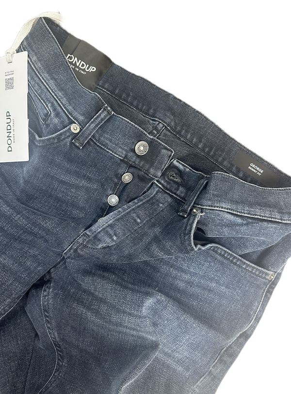 SOLO TG. 32 DonDup Jeans Uomo - UP232 DS0355U - Mod. George - Skinny Fit