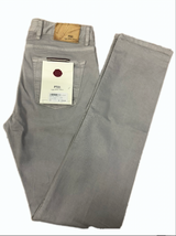 SOLO TG 31,35,36 - PT01 Pantalone di Cotone Slim Fit - Grigio