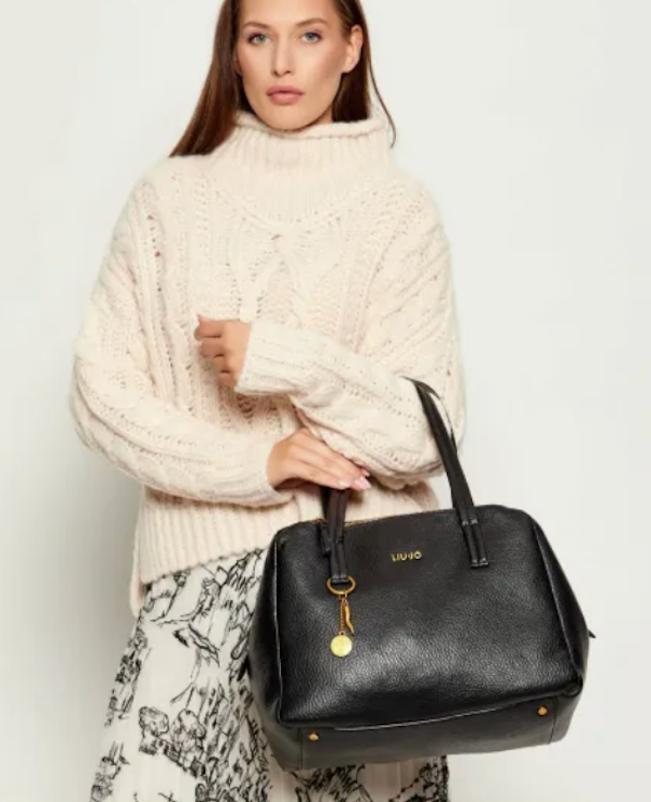 LiuJo Borsa M Satchel - Mod. AF5020 E0027 - Col. Nero
