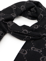 NEW - LiuJo Stola Stampata - 2F5011T0300 - COL. Nero e Argento