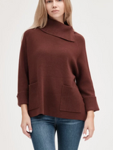 Maglia Over da Donna Fin.7 - GRIFFAI - Col. Marrone