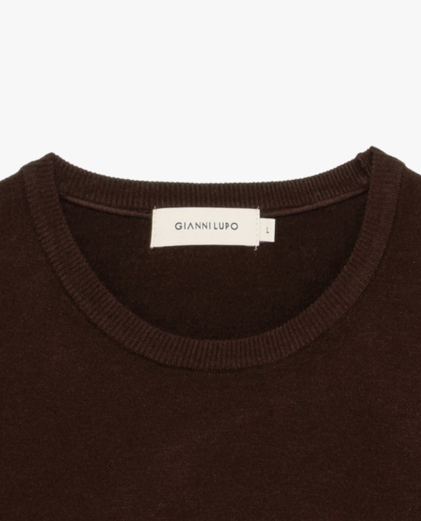 Maglia Girocollo Sottogiacca - GIANNI LUPO - Col. Marrone GL33398